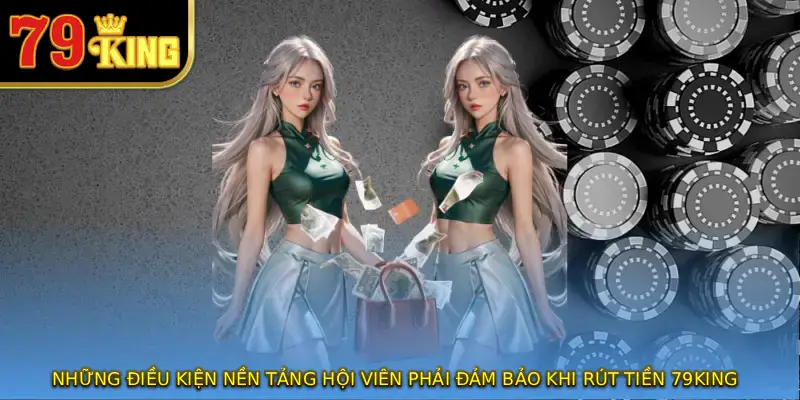 Những điều kiện nền tảng hội viên phải đảm bảo khi rút tiền 79KING